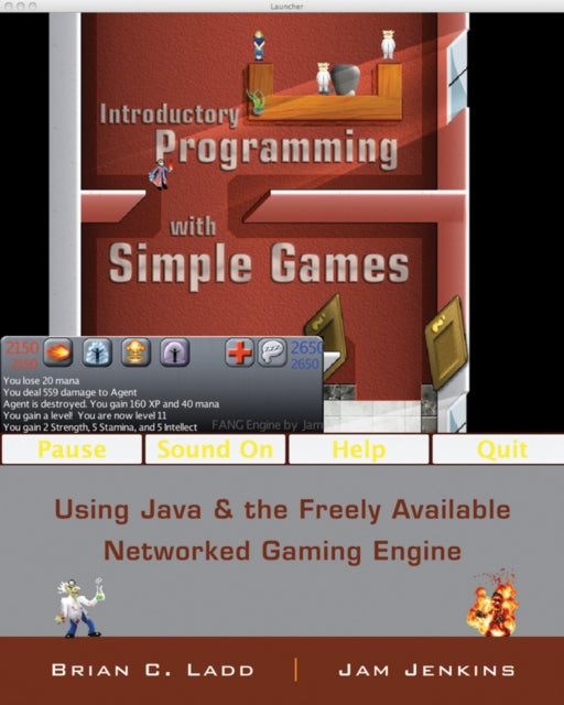 Book cover of: Introductory Programming with Simple Games. By: Brian C. Ladd
