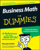 Book cover of: Business Math For Dummies. By: Mary Jane Sterling