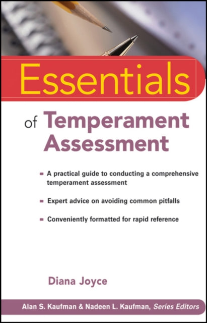 Book cover of: Essentials of Temperament Assessment. By: Diana Joyce