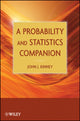 Book cover of: Probability and Statistics Companion. By: John J. Kinney