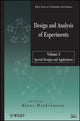 Book cover of: Design and Analysis of Experiments, Volume 3