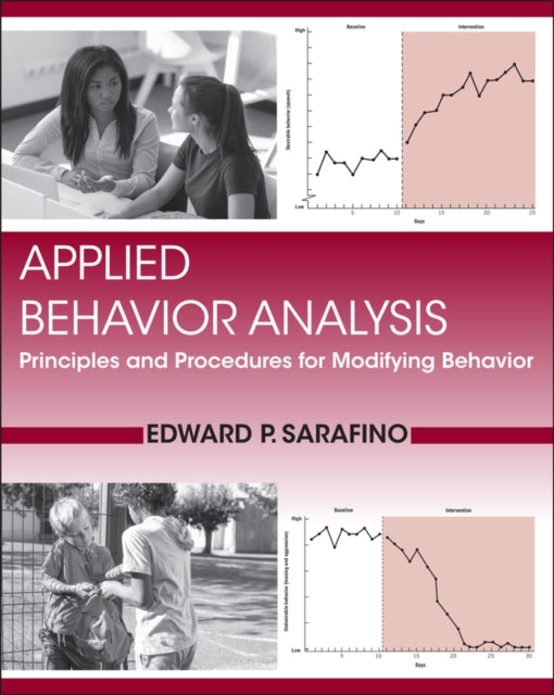 Book cover of: Applied Behavior Analysis. By: Edward P. Sarafino