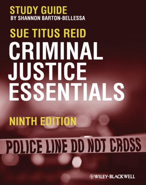 Book cover of: Criminal Justice Essentials, Study Guide. By: Shannon Barton-Bellessa
