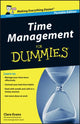Book cover of: Time Management For Dummies, UK Edition. By: Clare Evans