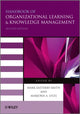 Book cover of: Handbook of Organizational Learning and Knowledge Management. By: Mark Easterby-Smith