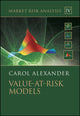 Book cover of: Market Risk Analysis, Value at Risk Models. By: Carol Alexander