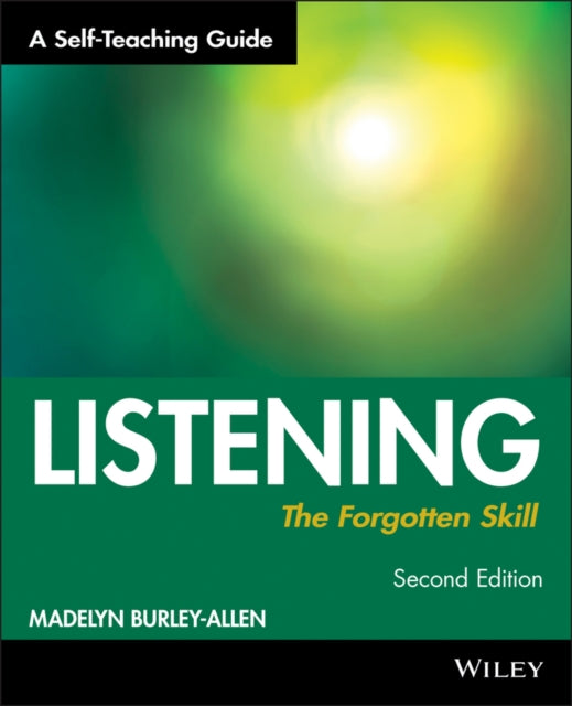 Book cover of: Listening: The Forgotten Skill