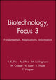Book cover of: Biotechnology, Focus 3