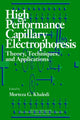 Book cover of: High-Performance Capillary Electrophoresis. By: Morteza G. Khaledi