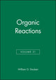 Book cover of: Organic Reactions, Volume 21. By: William G. Dauben