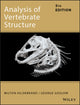 Book cover of: Analysis of Vertebrate Structure. By: Milton Hildebrand