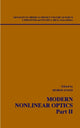 Book cover of: Modern Nonlinear Optics, Volume 119, Part 2. By: Myron W. Evans