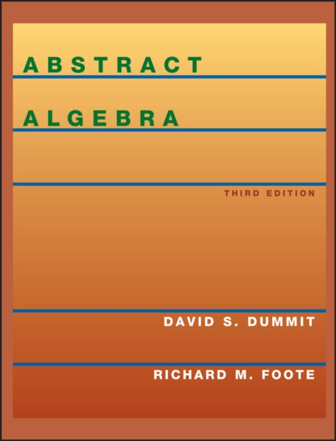 Book cover of: Abstract Algebra