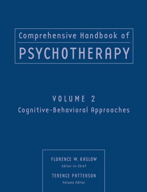 Book cover of: Comprehensive Handbook of Psychotherapy, Cognitive-Behavioral Approaches