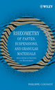 Book cover of: Rheometry of Pastes, Suspensions, and Granular Materials. By: Philippe Coussot