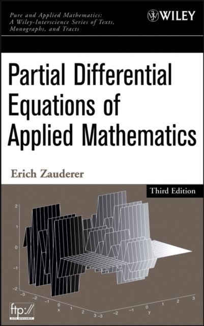 Book cover of: Partial Differential Equations of Applied Mathematics. By: Erich Zauderer