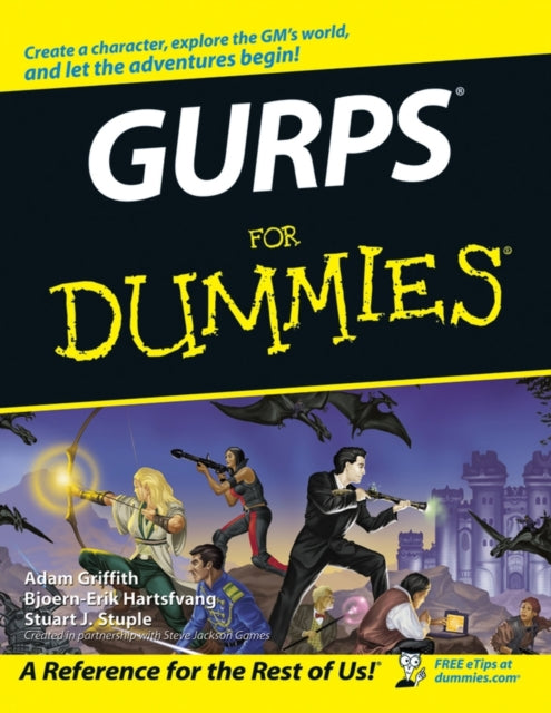 Book cover of: GURPS For Dummies. By: Adam Griffith