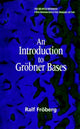Book cover of: Introduction to Grobner Bases. By: Ralf Fröberg