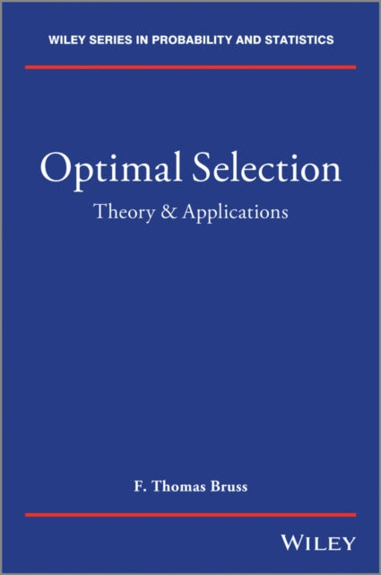 Book cover of: Optimal Selection Problems. By: Thomas Bruss