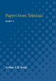 Book cover of: Papyri from Tebtunis. By: Arthur Edward Romilly Boak