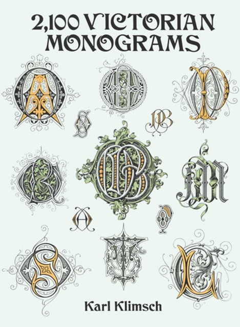 Book cover of: 2100 Victorian Monograms