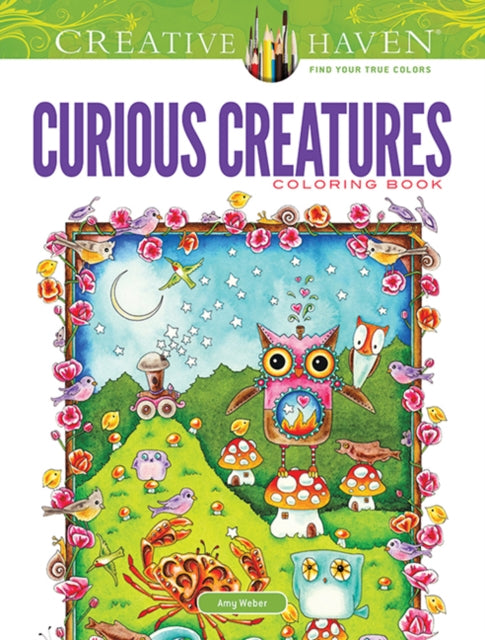 Book cover of: Creative Haven Curious Creatures Coloring Book