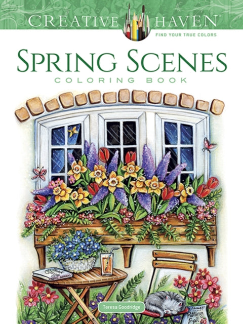 Creative Haven Spring Scenes Coloring Book 9780486814124 Teresa Goodridge