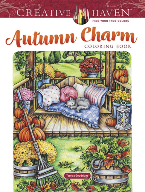 Creative Haven Autumn Charm Coloring Book 9780486848518 Teresa Goodridge