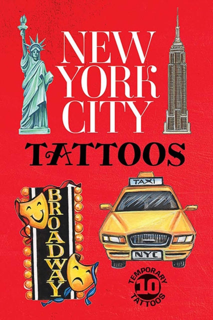 Book cover of: New York City: 10 Temporary Tattoos. By: Teresa Goodridge