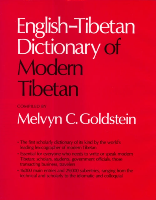 Book cover of: English-Tibetan Dictionary of Modern Tibetan