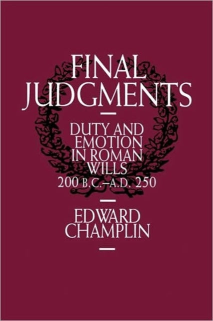 Book cover of: Final Judgments