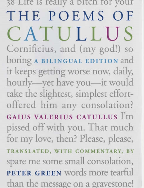 Book cover of: Poems of Catullus