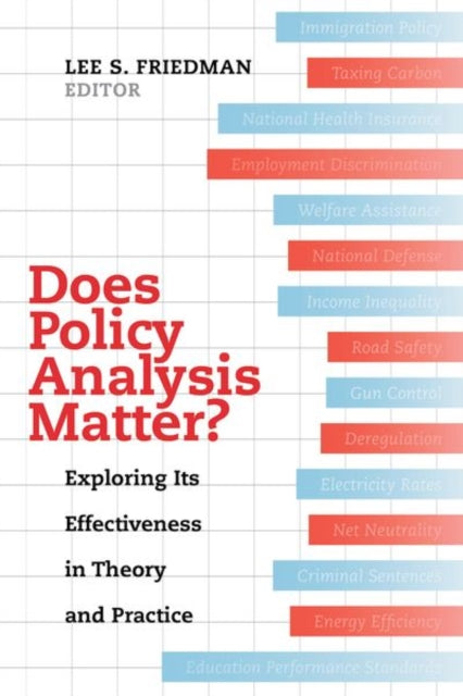 Book cover of: Does Policy Analysis Matter?