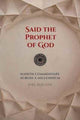 Book cover of: Said the Prophet of God. By: Joel Blecher