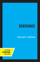 Book cover of: Sentience. By: Wallace I. Matson