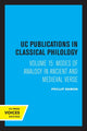 Book cover of: Modes of Analogy in Ancient and Medieval Verse. By: Phillip Damon
