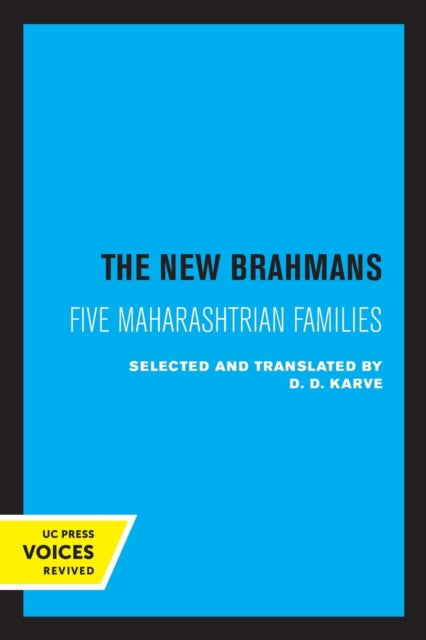 Book cover of: New Brahmans. By: D. D. Karve