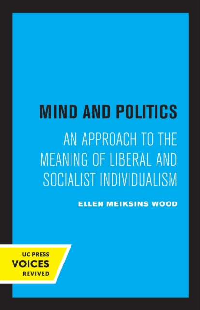Book cover of: Mind and Politics. By: Ellen M. Wood
