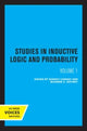 Book cover of: Studies in Inductive Logic and Probability, Volume I. By: Rudolf Carnap