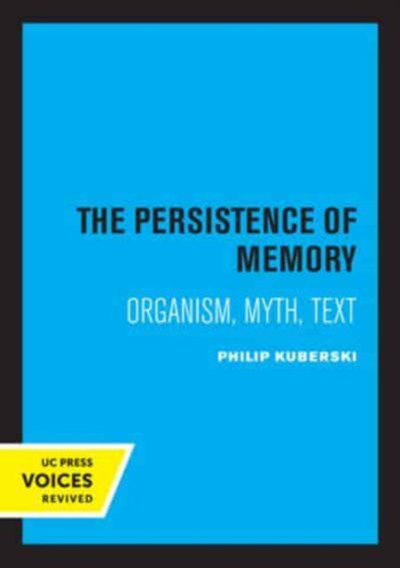 Book cover of: Persistence of Memory. By: Philip Kuberski