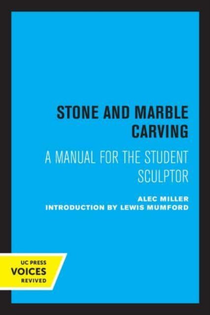 Book cover of: Stone and Marble Carving. By: Alec Miller