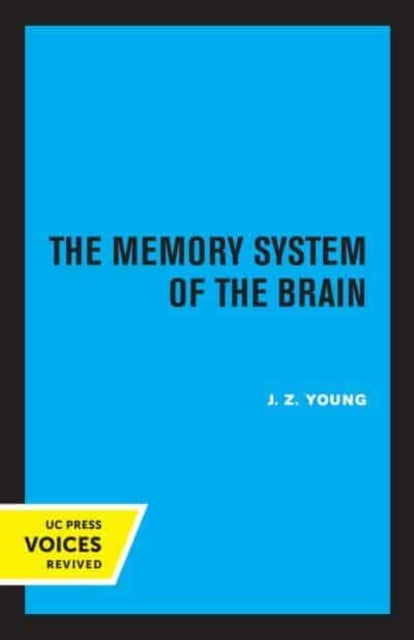 Book cover of: Memory System of the Brain. By: J. Z. Young