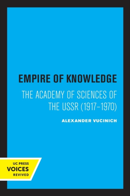 Book cover of: Empire of Knowledge. By: Alexander Vucinich