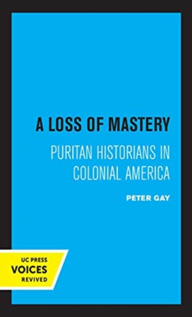 Book cover of: Loss of Mastery. By: Peter Gay