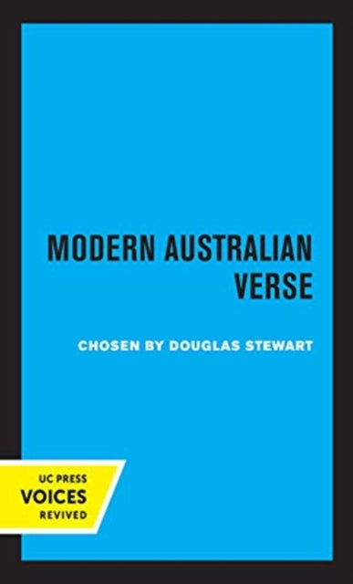 Book cover of: Modern Australian Verse. By: Douglas Stewart