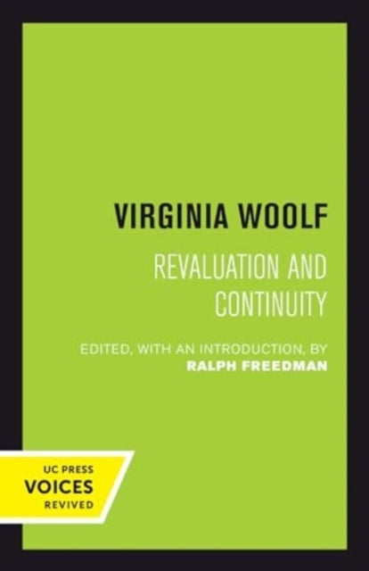 Book cover of: Virginia Woolf. By: Ralph Freedman