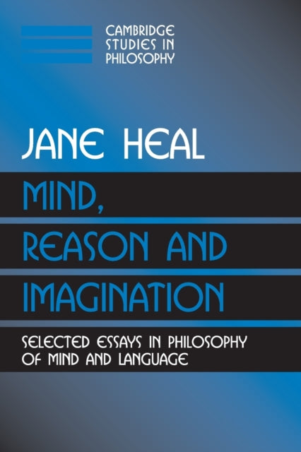 Book cover of: Mind, Reason and Imagination. By: Jane Heal