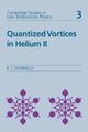 Book cover of: Quantized Vortices in Helium II. By: Russell J. Donnelly