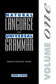 Book cover of: Natural Language and Universal Grammar: Volume 1. By: John Lyons