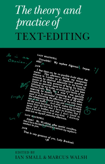 Book cover of: Theory and Practice of Text-Editing